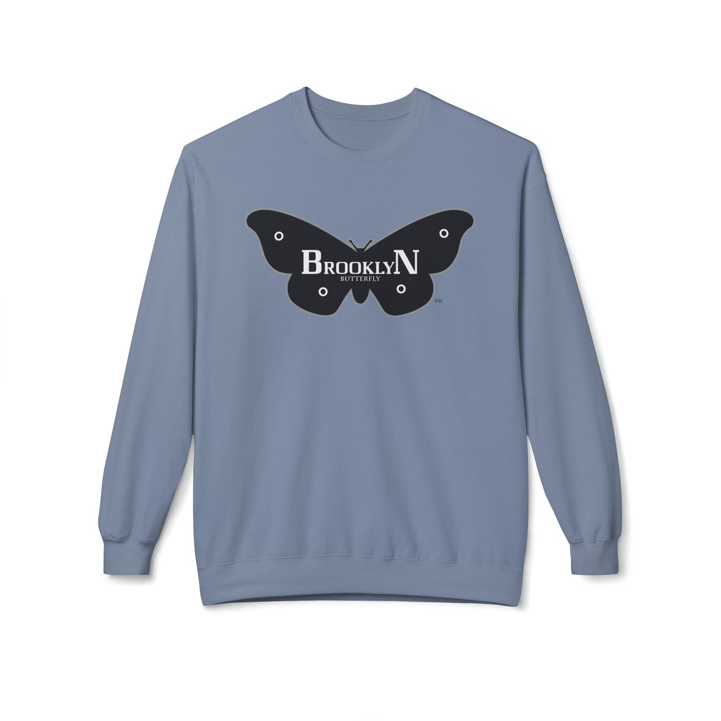 Brooklyn Butterfly's Unisex Midweight Softstyle Fleece Crewneck Sweatshirt