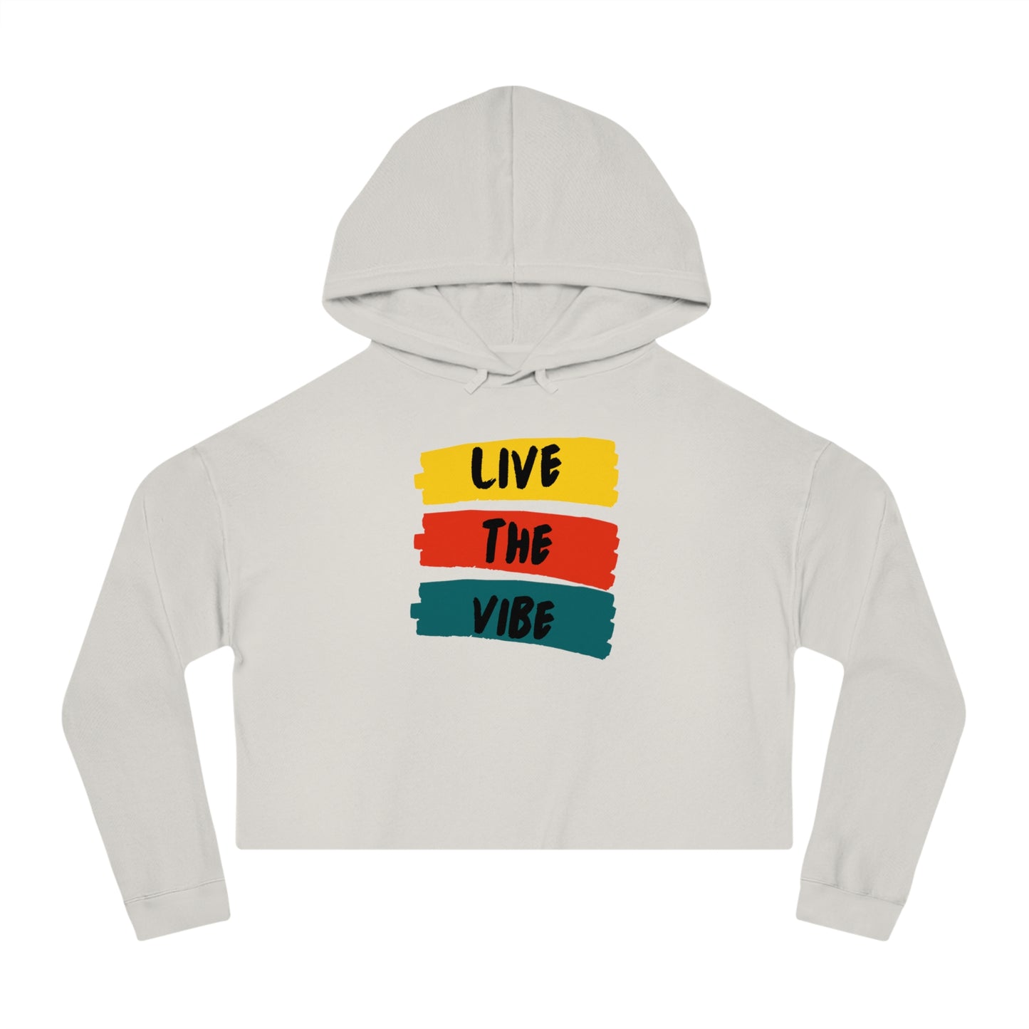 Begetter's Women Cropped Hoodie - Live the Vibe