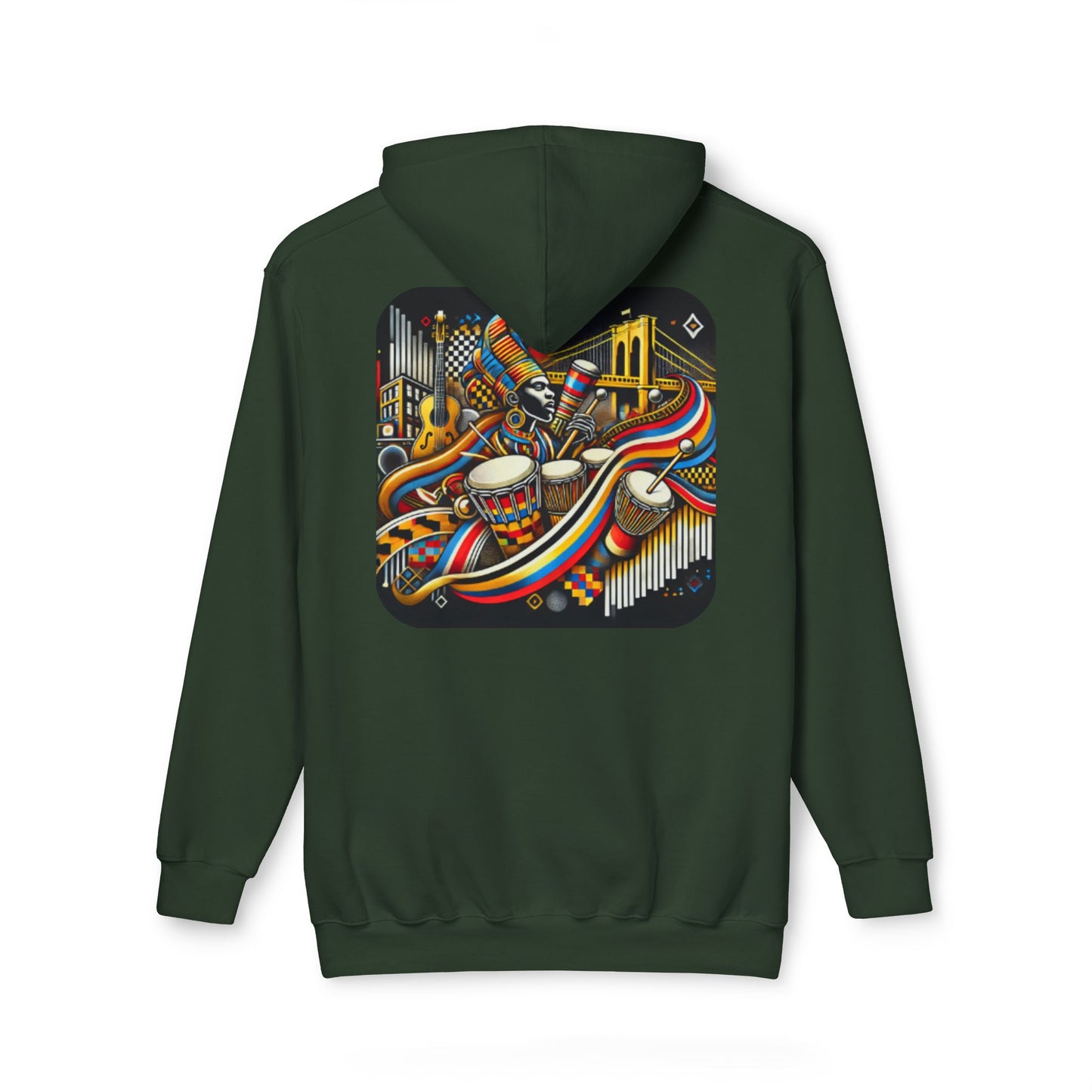 Ok Brooklyn Unisex Hooded Sweatshirt, Made in US