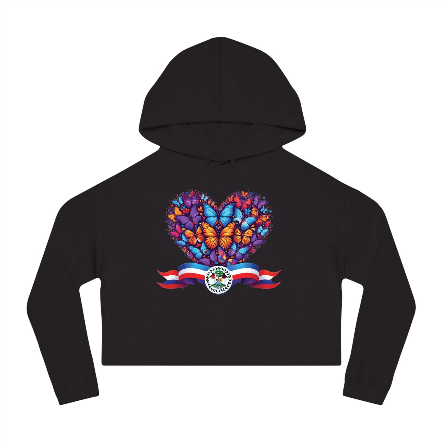 Women’s Cropped Butterfly's Heartland Hooded Sweatshirt