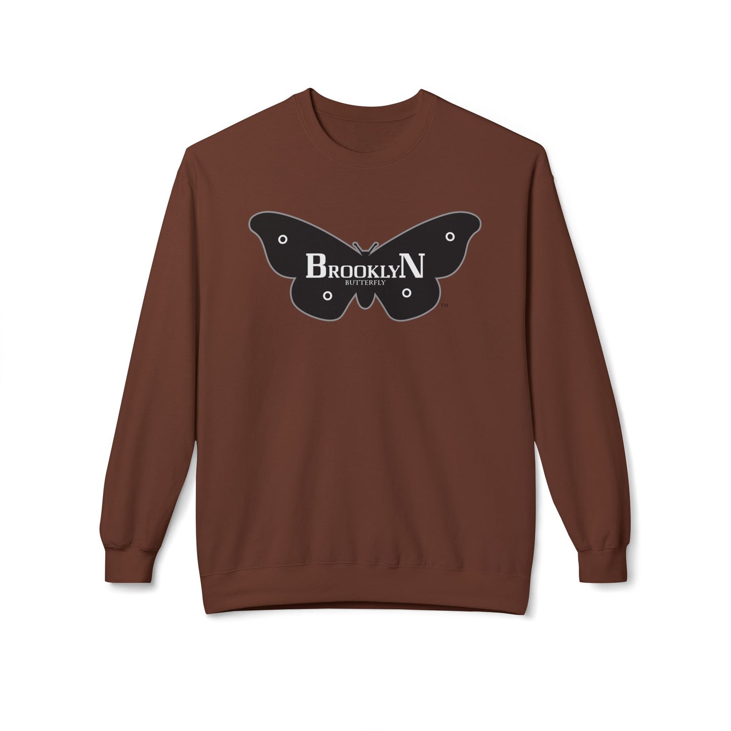 Brooklyn Butterfly's Unisex Midweight Softstyle Fleece Crewneck Sweatshirt