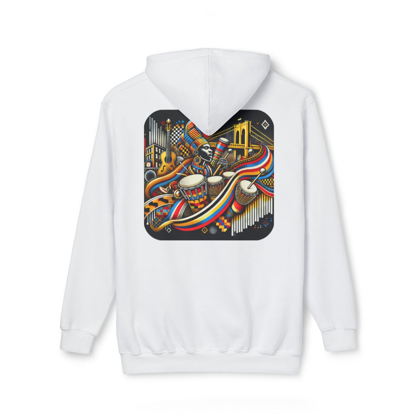 Ok Brooklyn Unisex Hooded Sweatshirt, Made in US