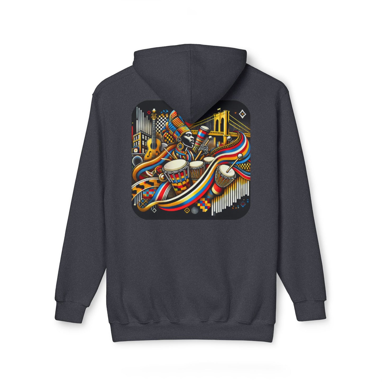 Ok Brooklyn Unisex Hooded Sweatshirt, Made in US