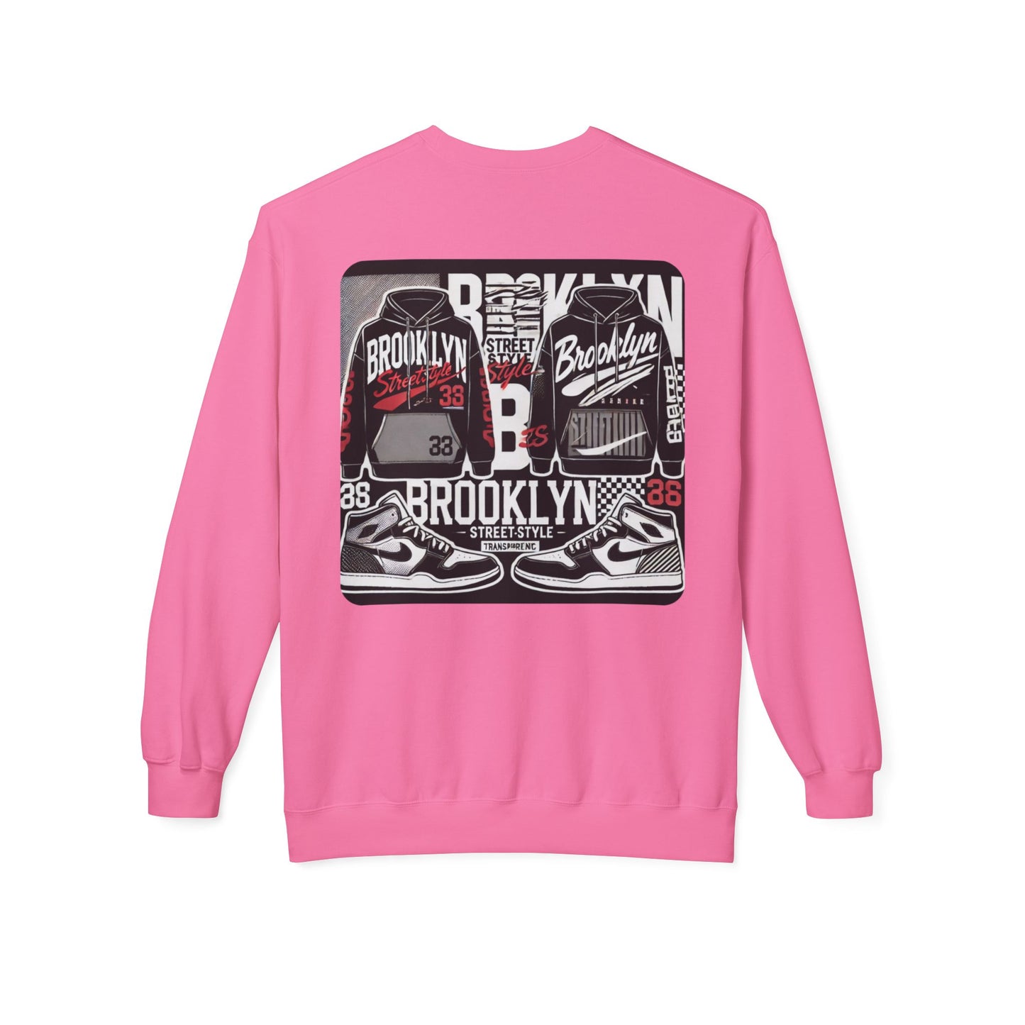 Ok Brooklyn's Unisex Midweight Softstyle Fleece Crewneck Sweatshirt