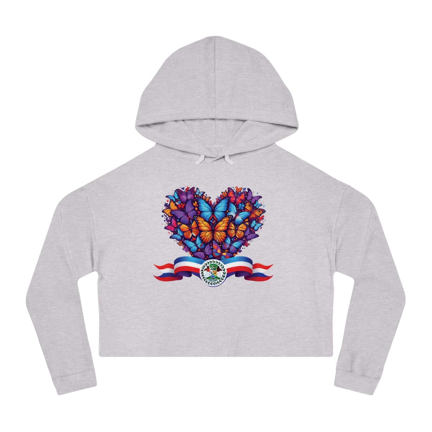 Women’s Cropped Butterfly's Heartland Hooded Sweatshirt