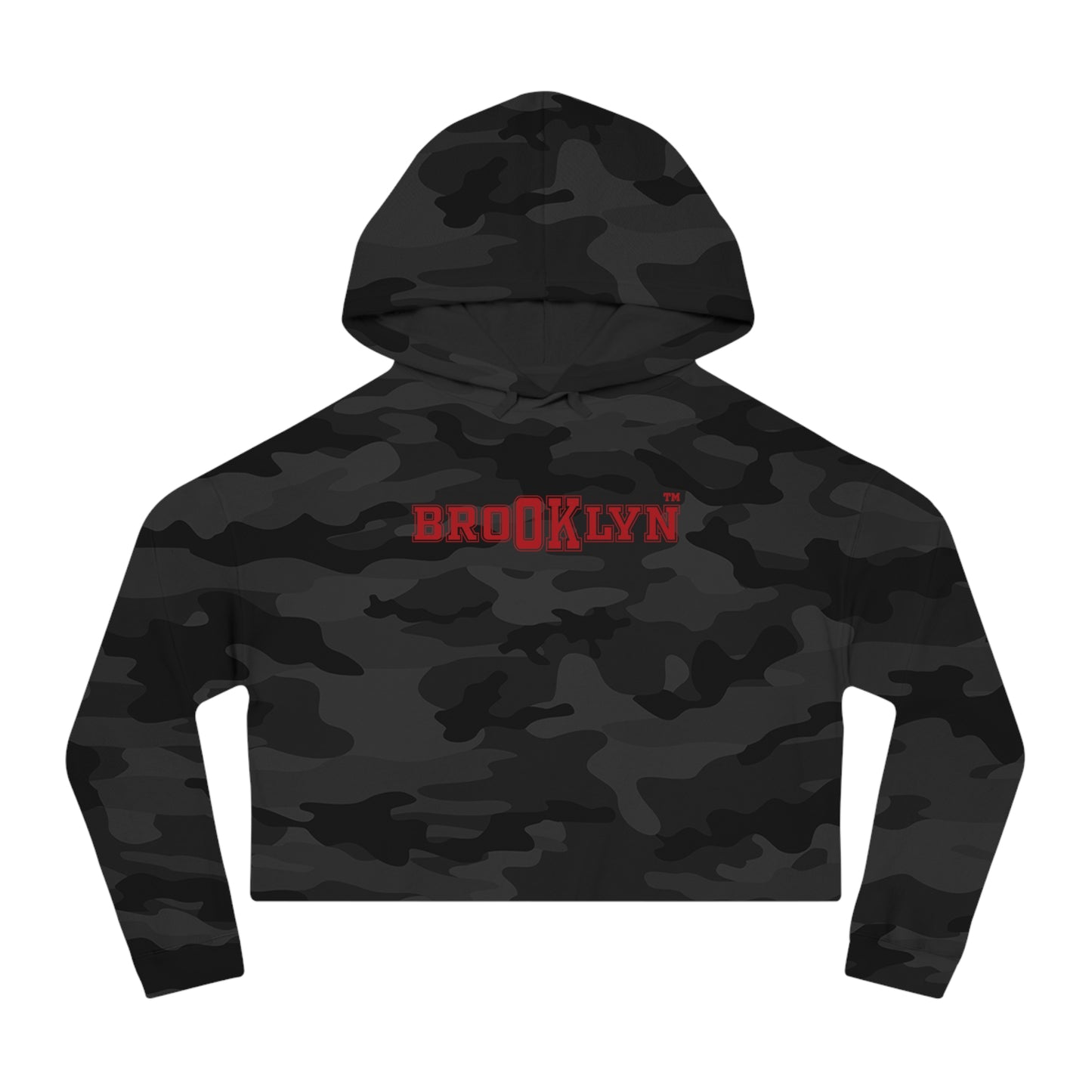 Ok Brooklyn's Women’s Cropped Hooded Sweatshirt