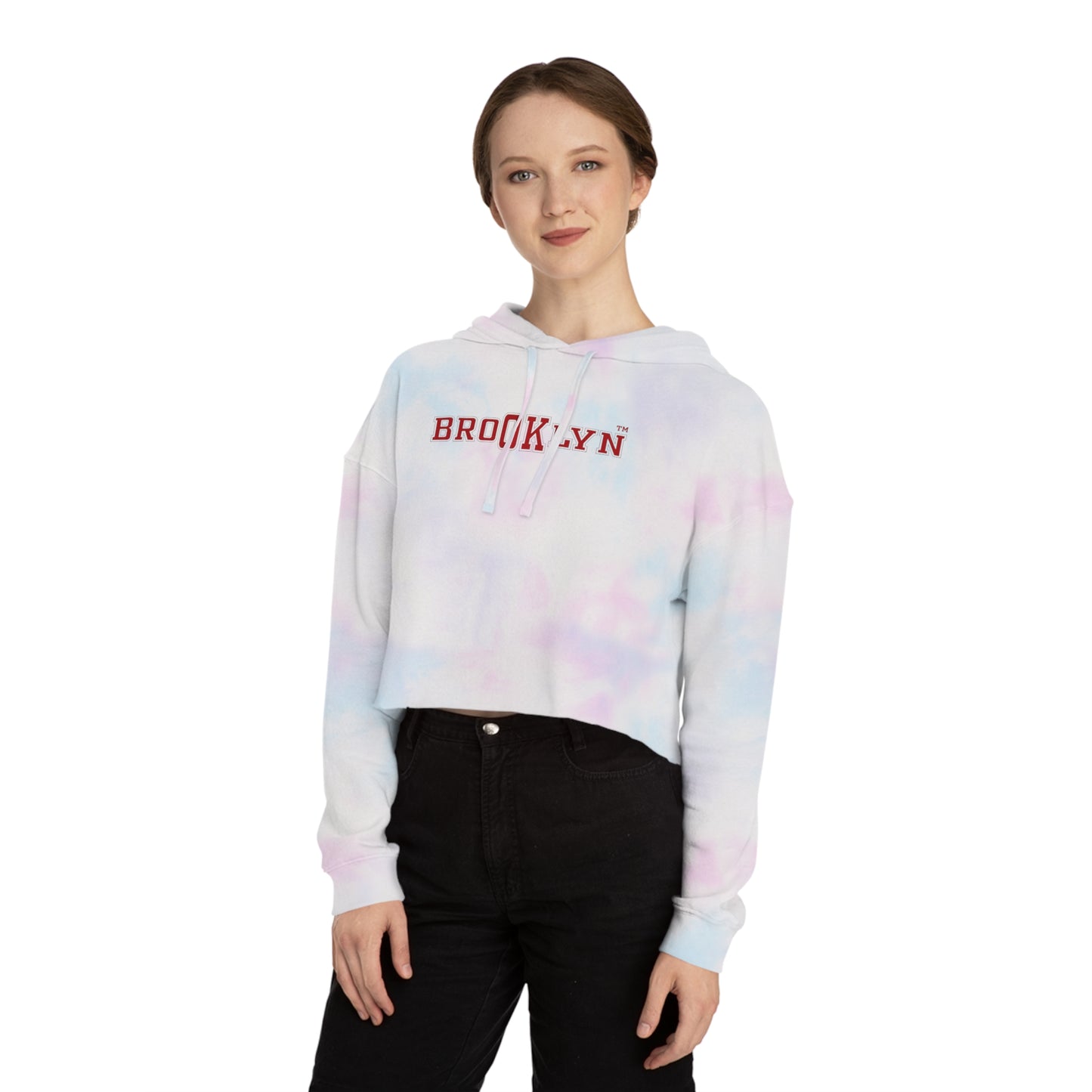 Ok Brooklyn's Women’s Cropped Hooded Sweatshirt