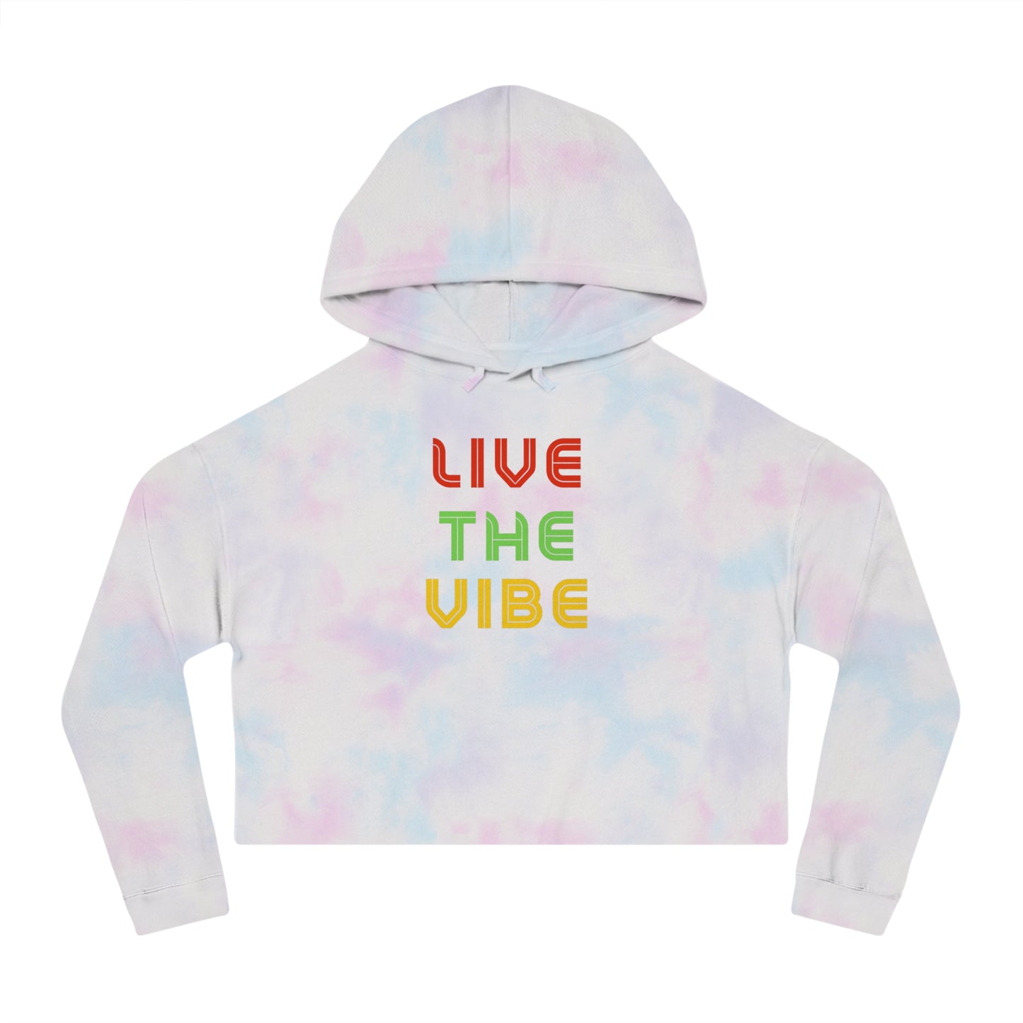 Begetter's Women Cropped Hoodie - Live the Vibe
