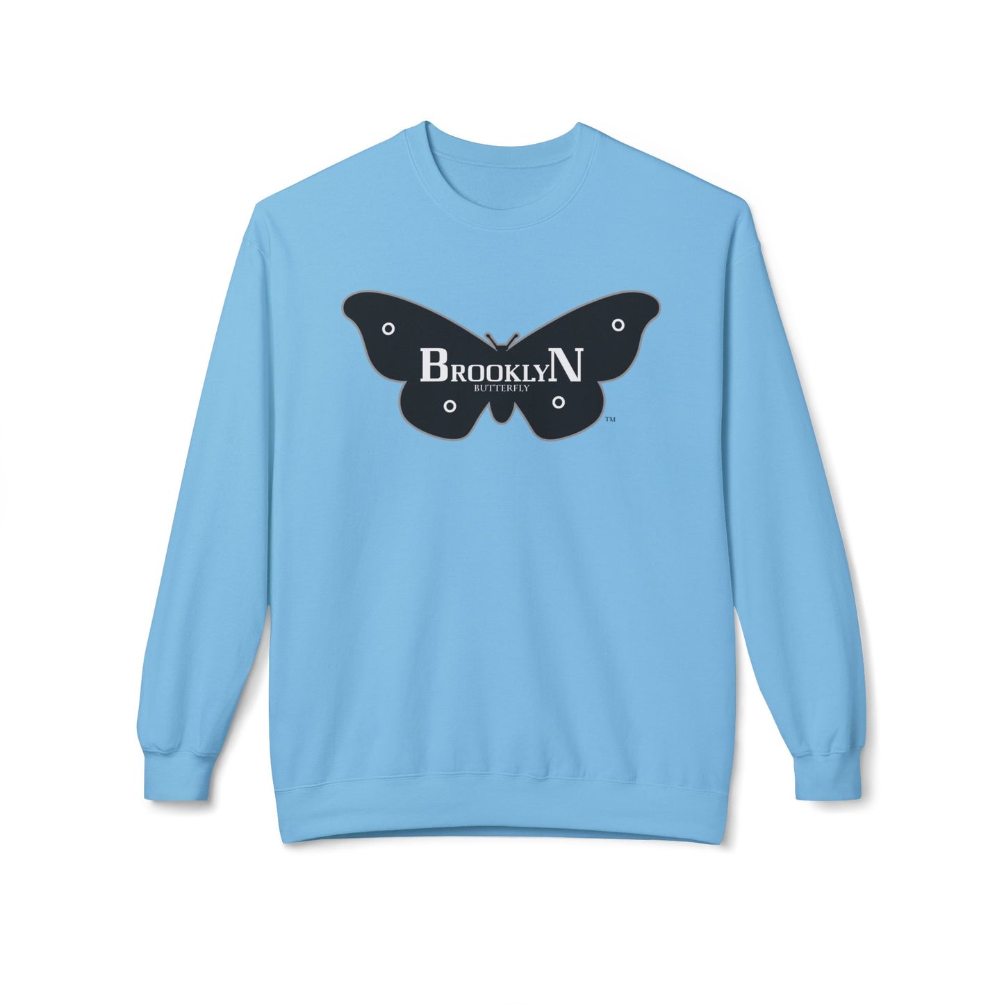 Brooklyn Butterfly's Unisex Midweight Softstyle Fleece Crewneck Sweatshirt