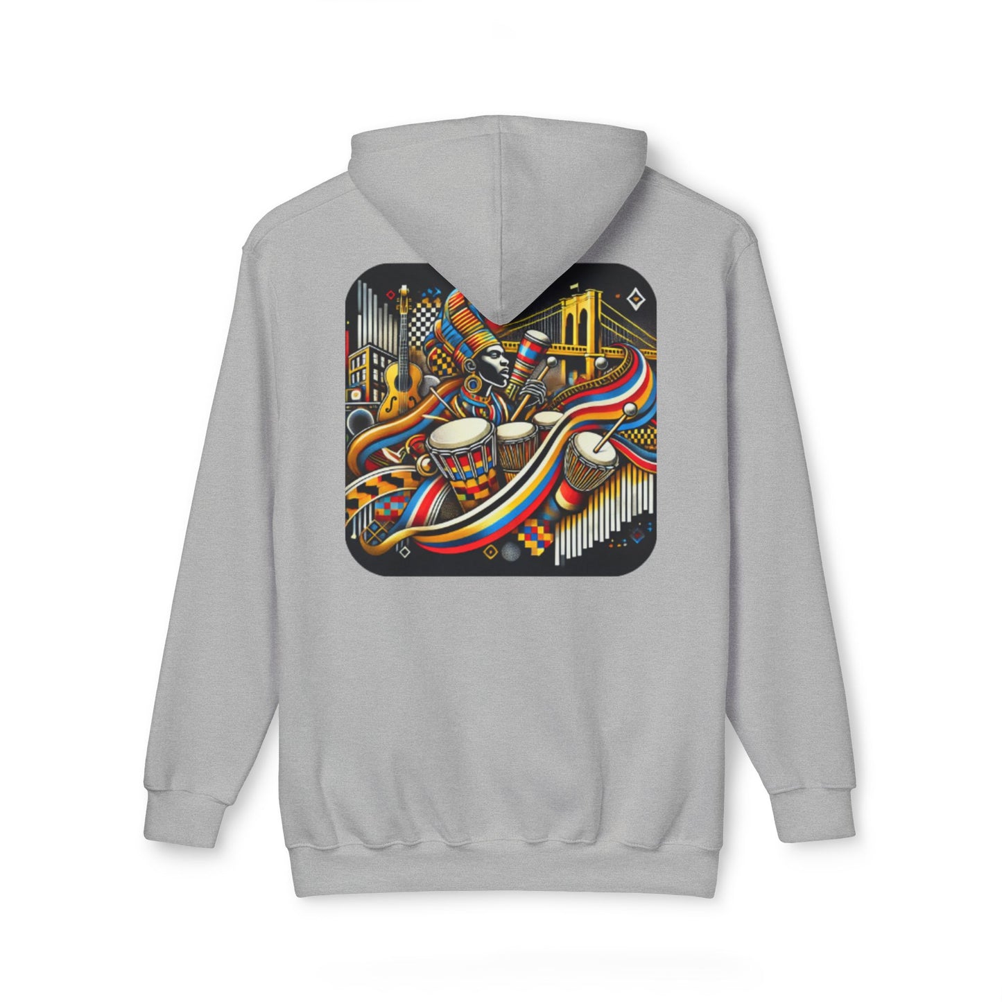 Ok Brooklyn Unisex Hooded Sweatshirt, Made in US