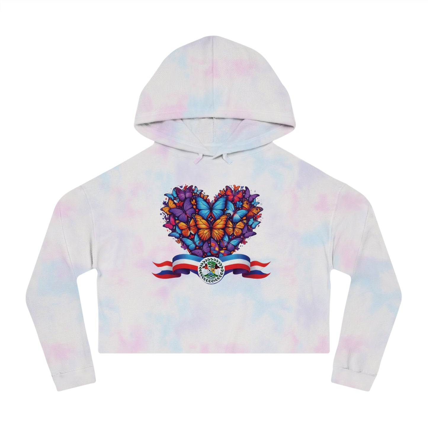 Women’s Cropped Butterfly's Heartland Hooded Sweatshirt