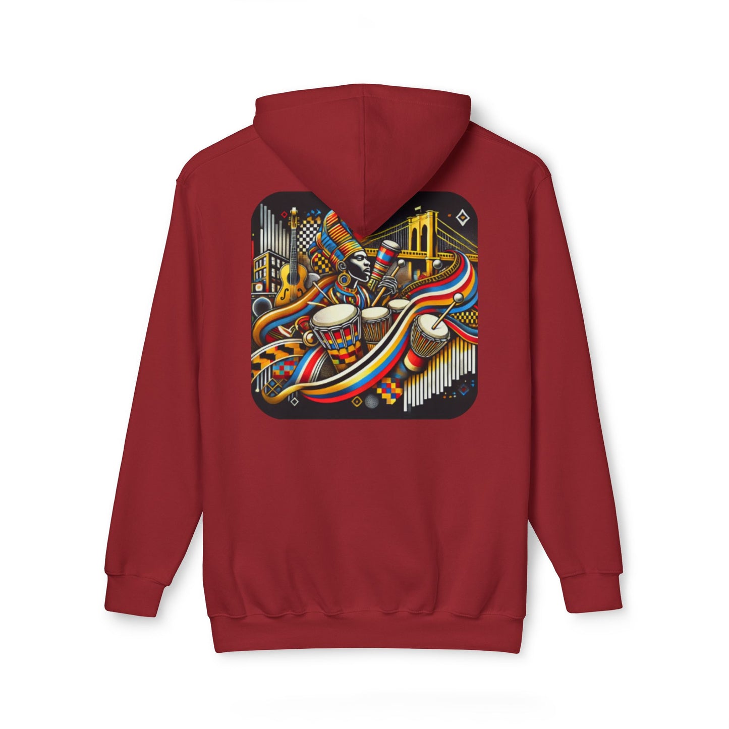 Ok Brooklyn Unisex Hooded Sweatshirt, Made in US