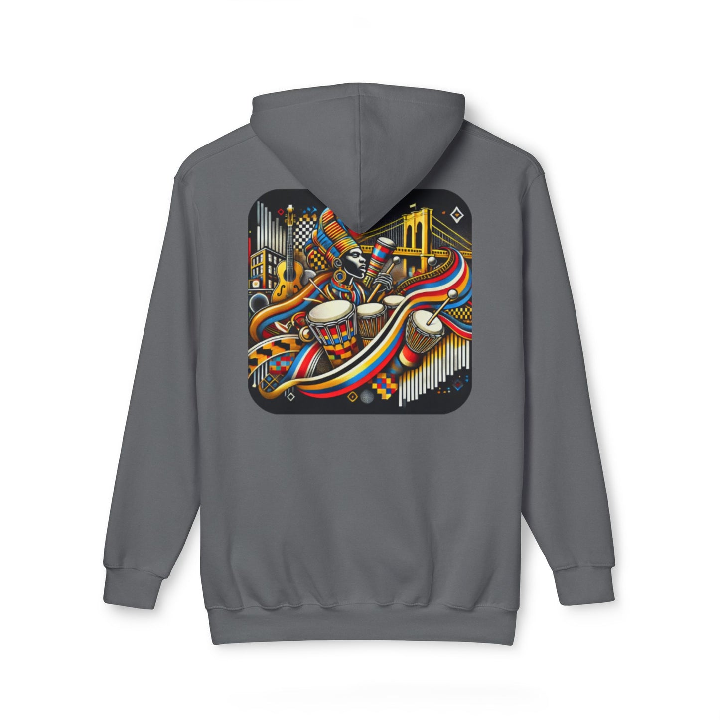 Ok Brooklyn Unisex Hooded Sweatshirt, Made in US