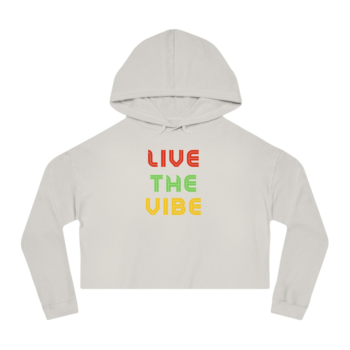Begetter's Women Cropped Hoodie - Live the Vibe