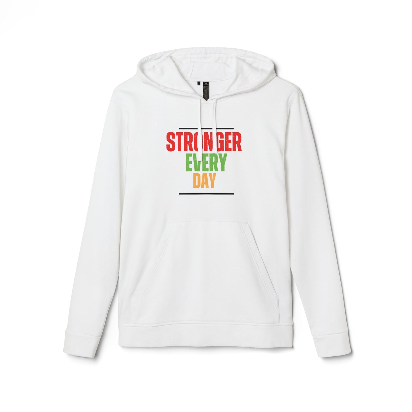 Begeter's Adidas Fleece Hoodie - Stronger Every Day Adidas Unisex