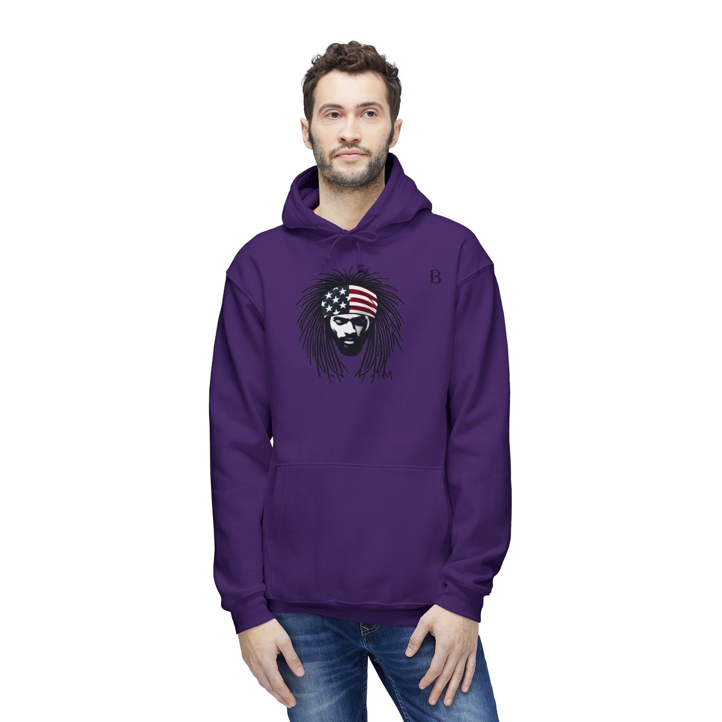 Begetter's Unisex Hooded Sweatshirt, Made in US