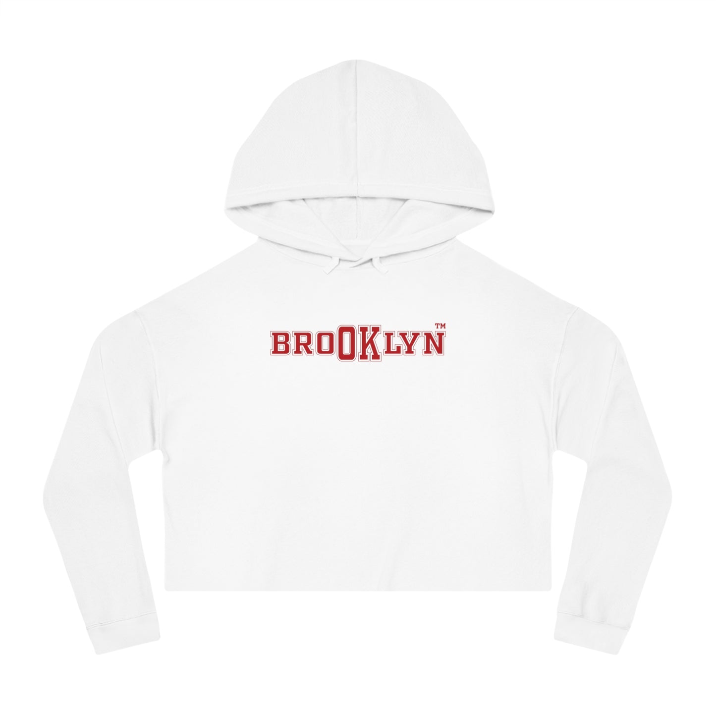 Ok Brooklyn's Women’s Cropped Hooded Sweatshirt