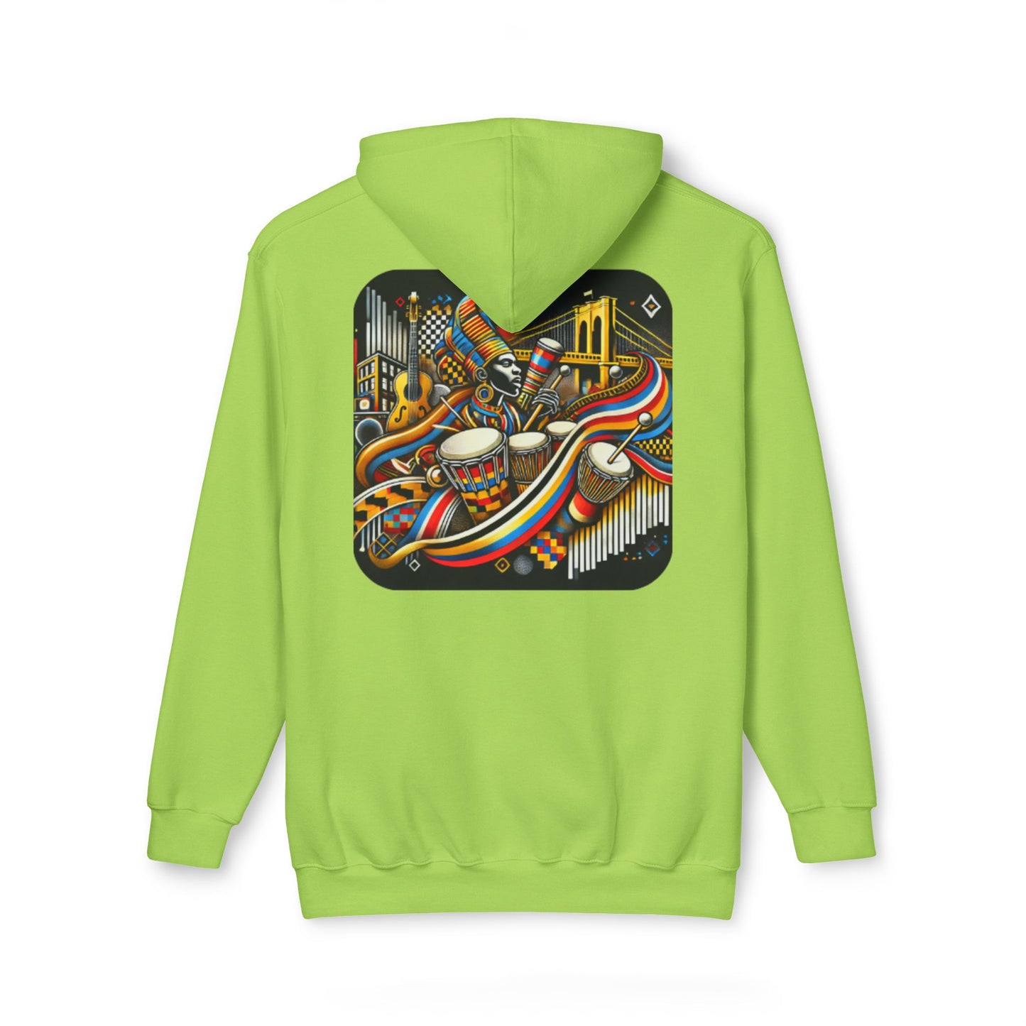 Ok Brooklyn Unisex Hooded Sweatshirt, Made in US