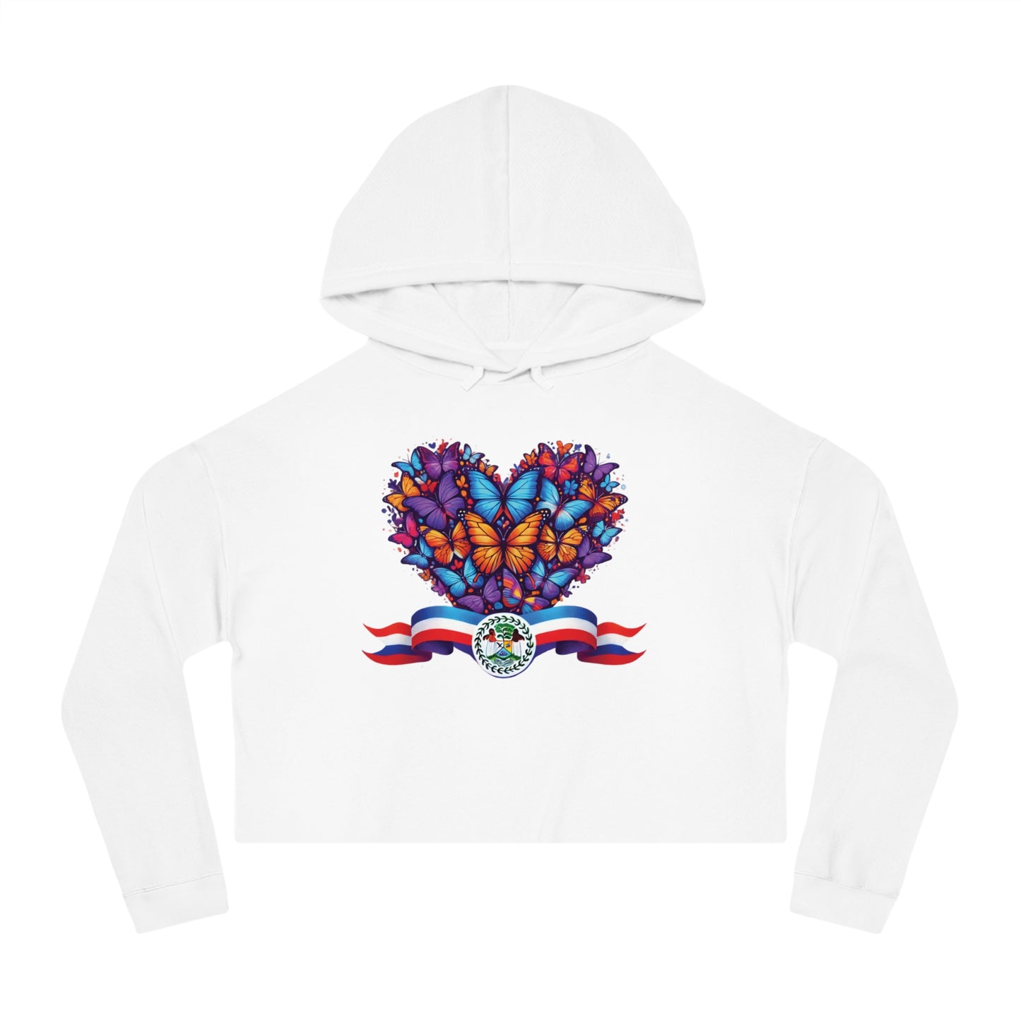 Women’s Cropped Butterfly's Heartland Hooded Sweatshirt