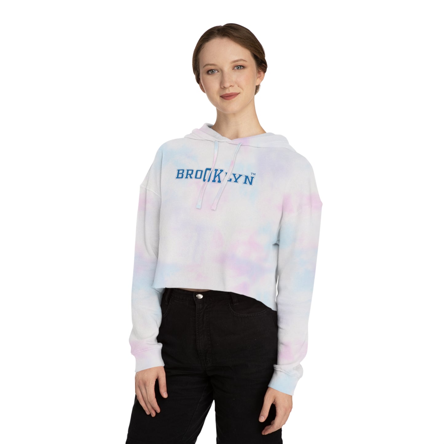 Ok Brooklyn's Women’s Cropped Hooded Sweatshirt
