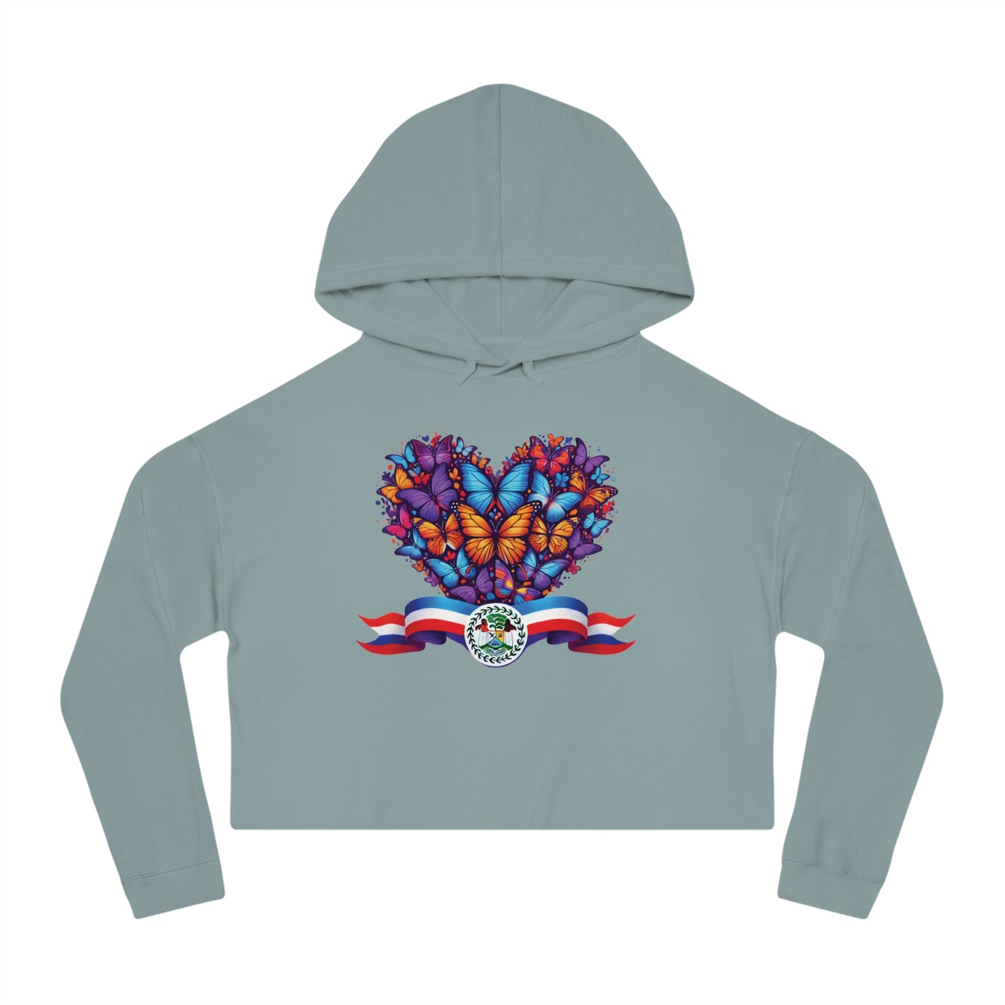 Women’s Cropped Butterfly's Heartland Hooded Sweatshirt