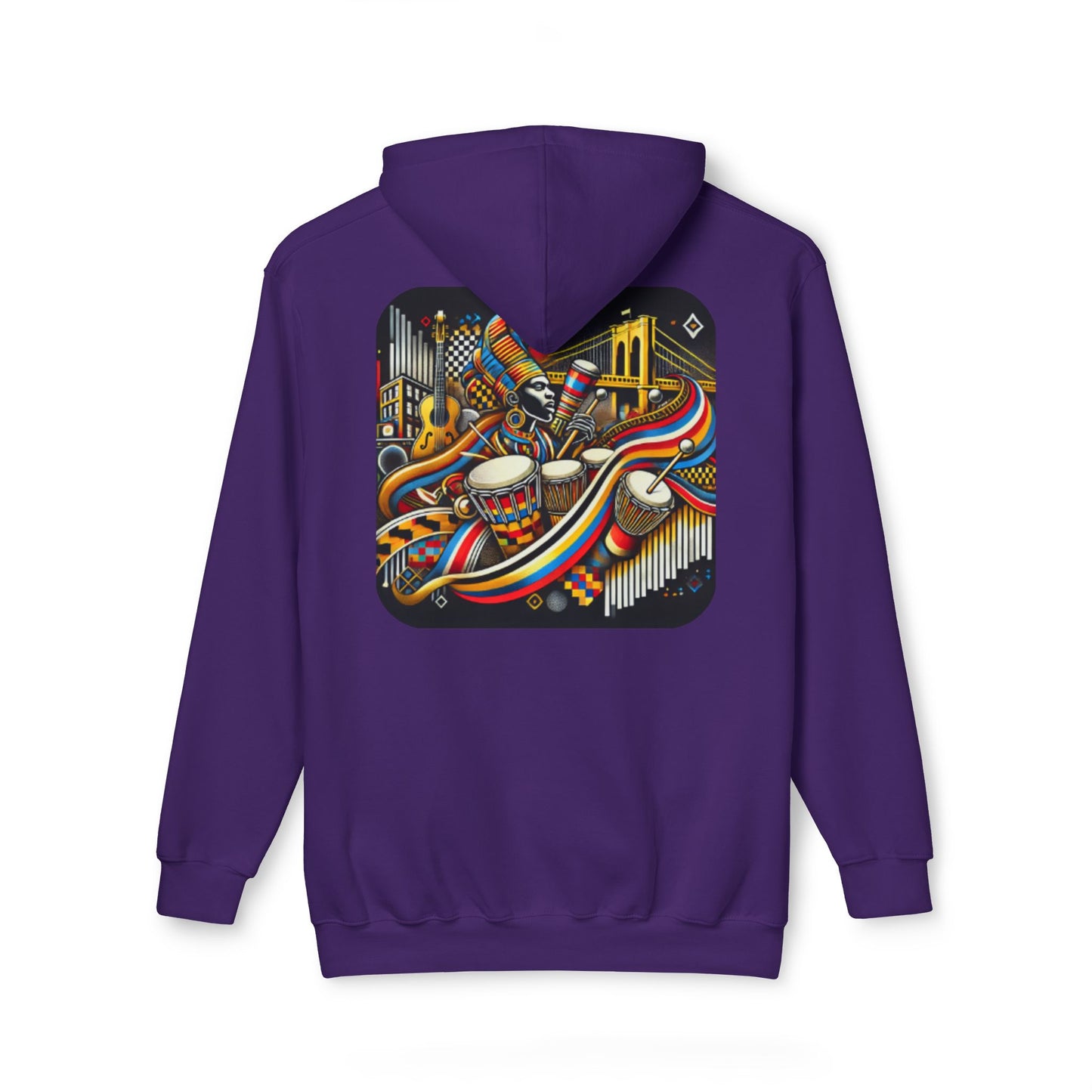 Ok Brooklyn Unisex Hooded Sweatshirt, Made in US