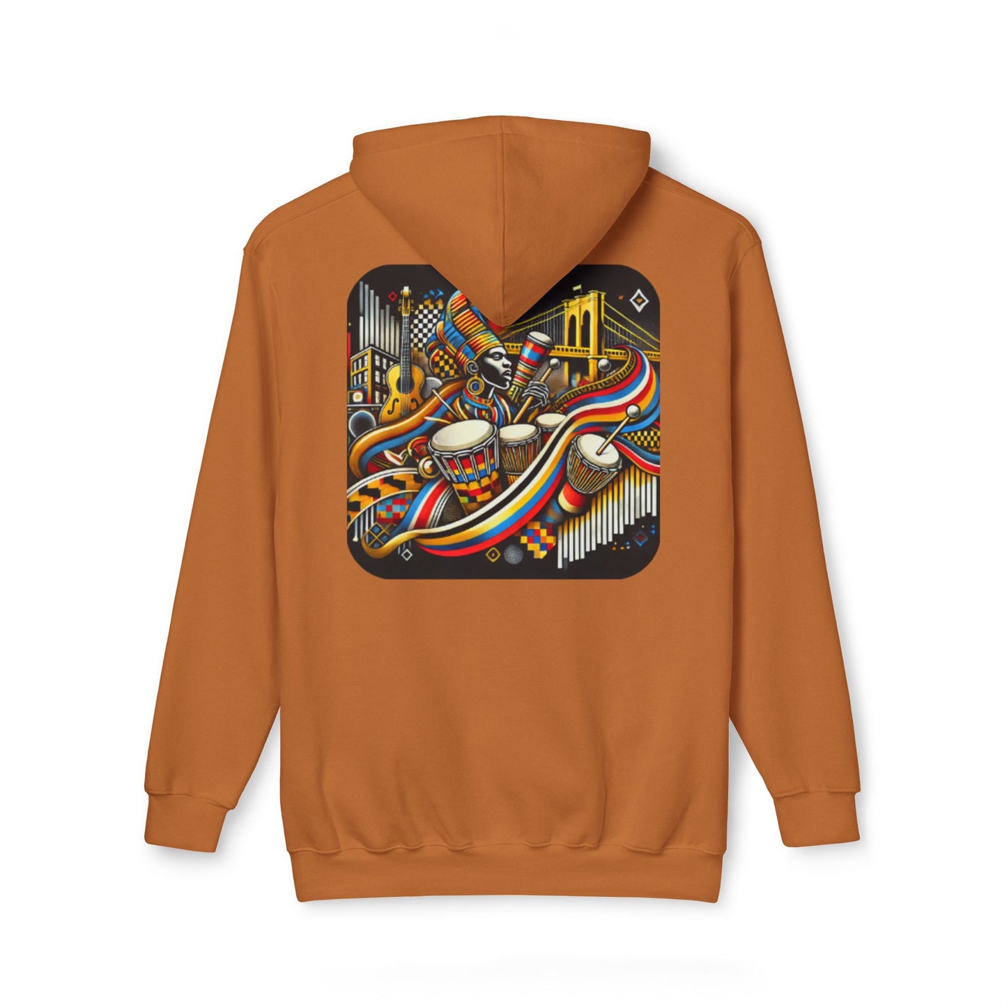 Ok Brooklyn Unisex Hooded Sweatshirt, Made in US