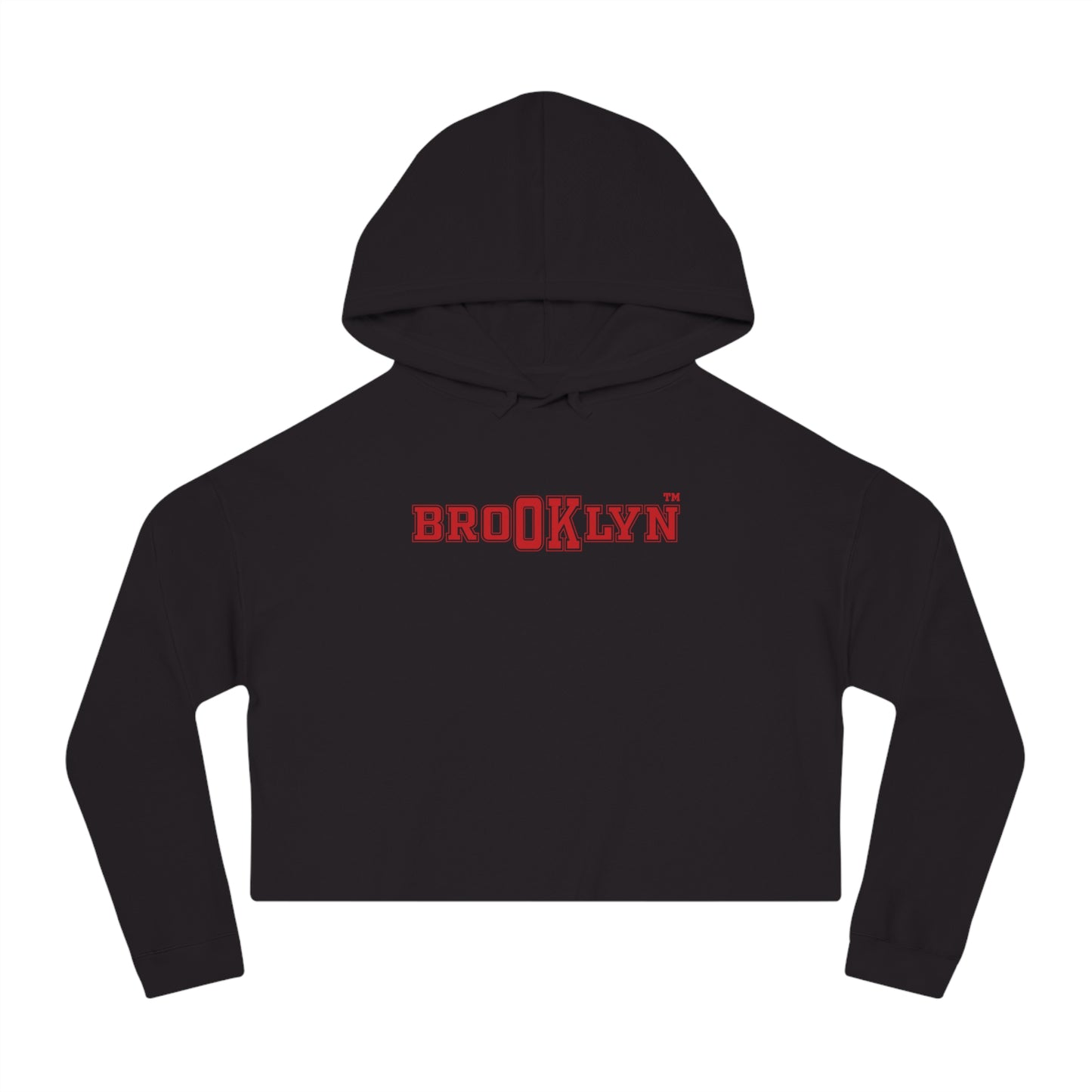 Ok Brooklyn's Women’s Cropped Hooded Sweatshirt