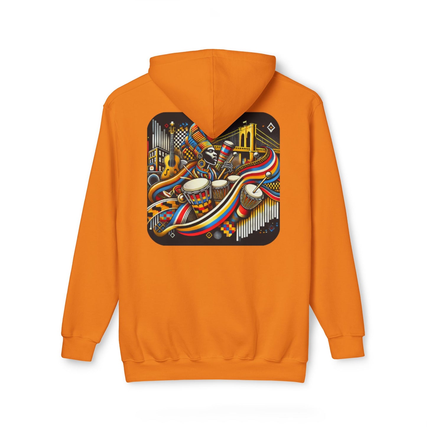 Ok Brooklyn Unisex Hooded Sweatshirt, Made in US