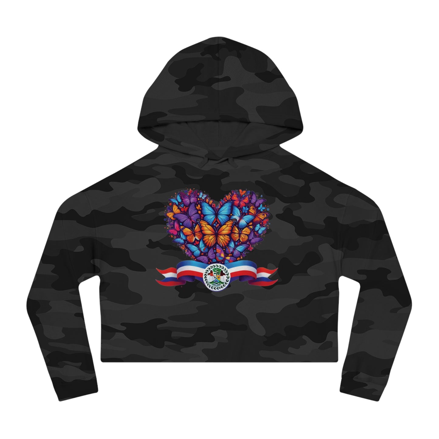 Women’s Cropped Butterfly's Heartland Hooded Sweatshirt