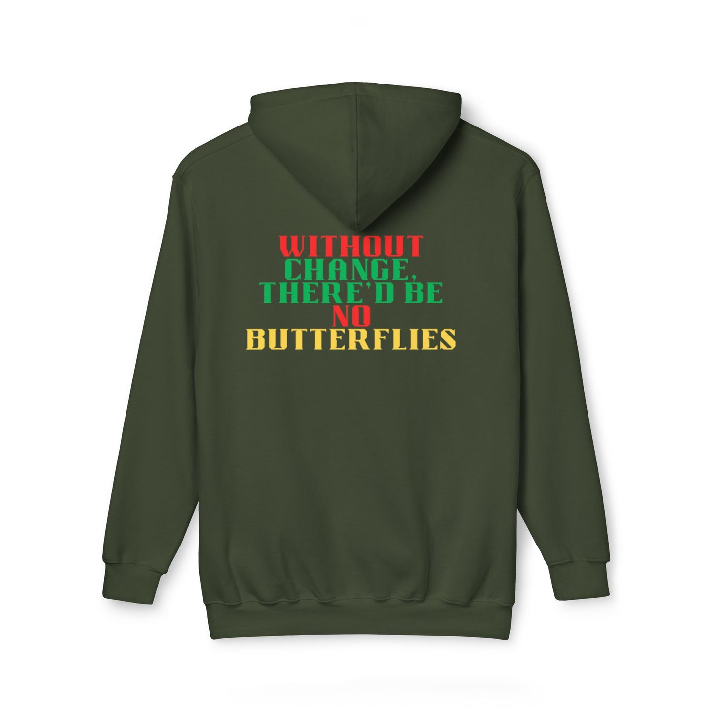 Brooklyn Butterfly Unisex Hooded Sweatshirt, Made in US
