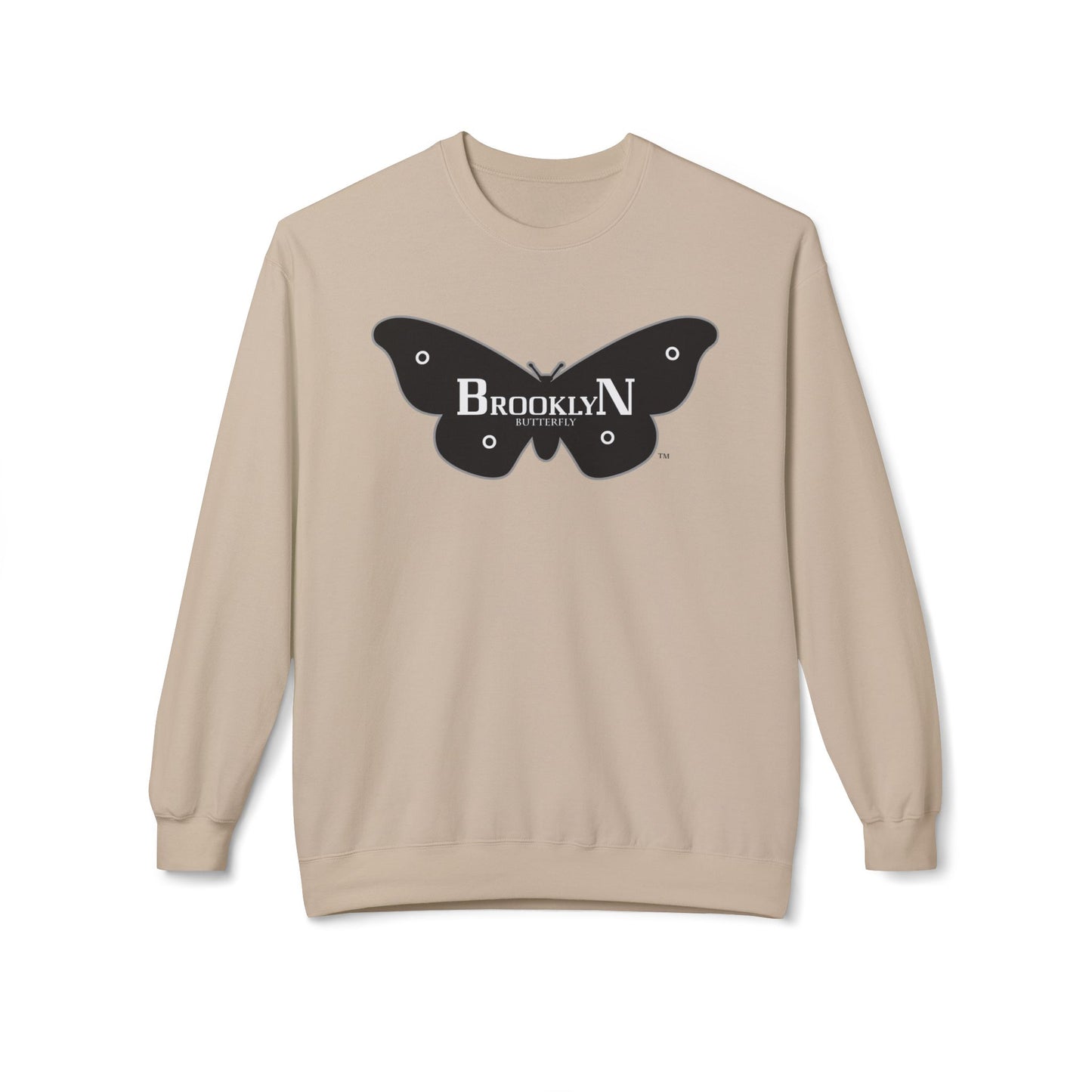 Brooklyn Butterfly's Unisex Midweight Softstyle Fleece Crewneck Sweatshirt