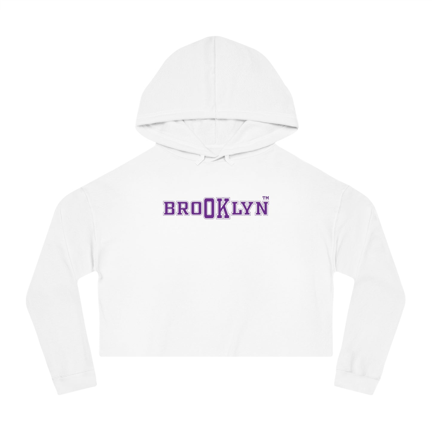 Ok Brooklyn's Women’s Cropped Hooded Sweatshirt