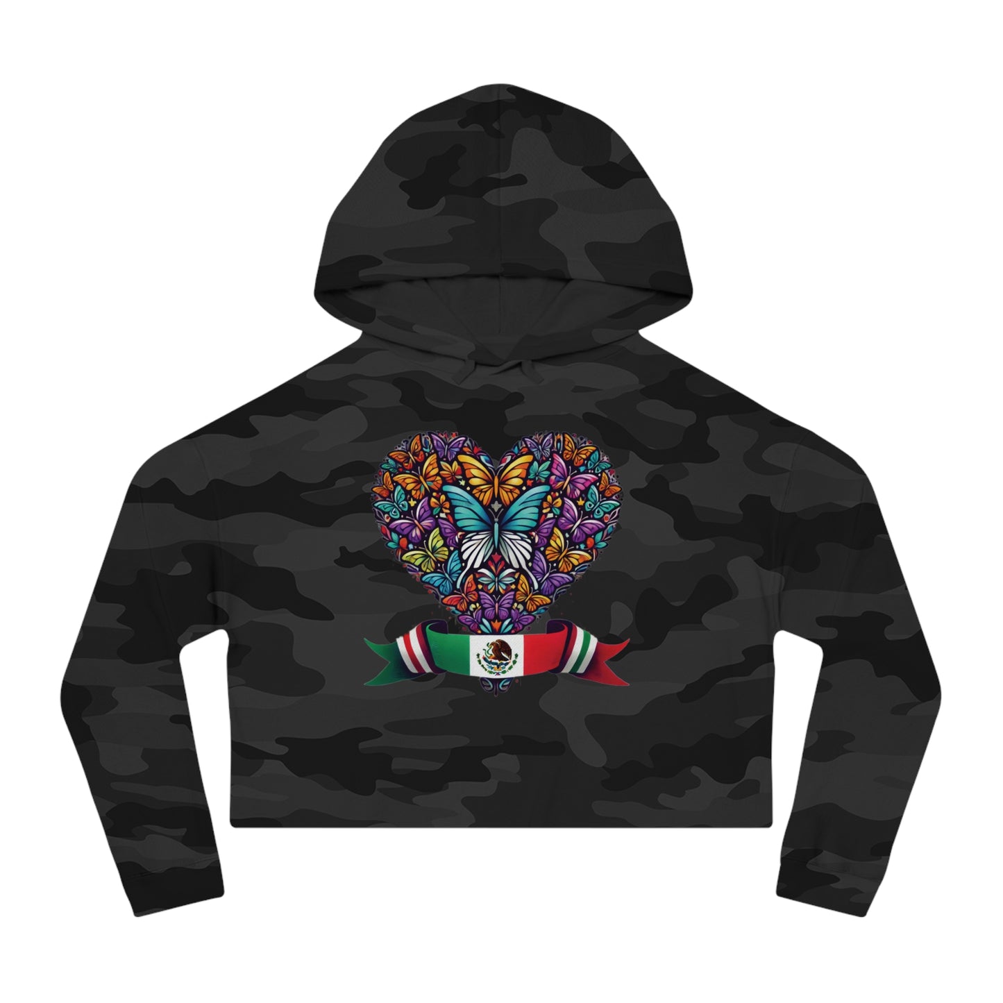 Women’s Cropped Butterfly's Heartland Hooded Sweatshirt