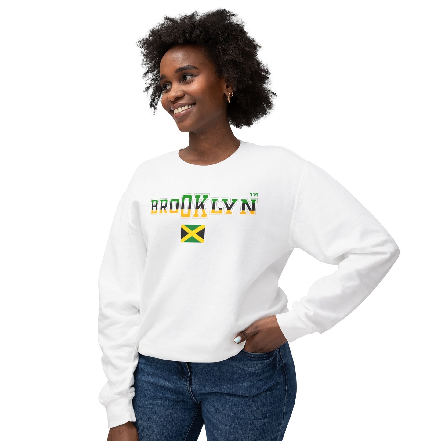 Jamaica Unisex Lightweight Crewneck Sweatshirt