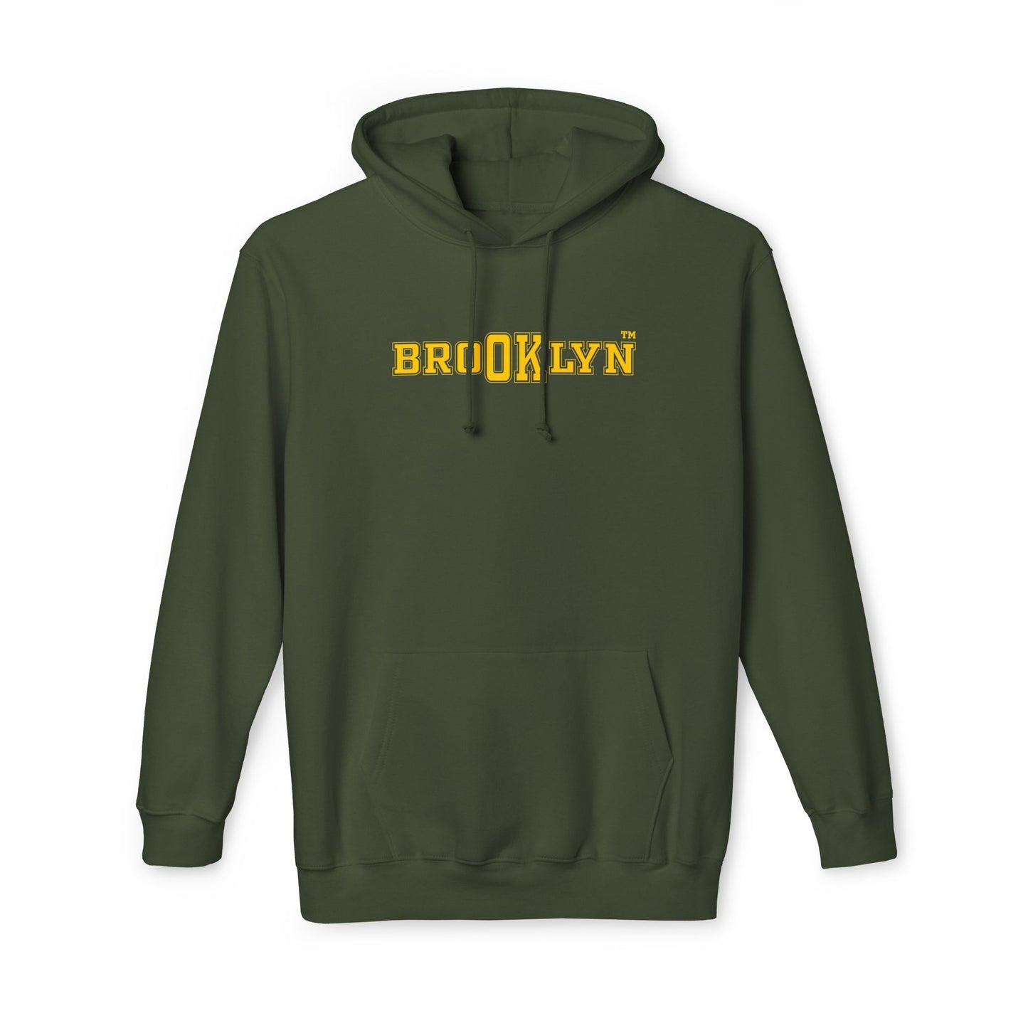 Ok Brooklyn's Unisex Hooded Sweatshirt, Made in US