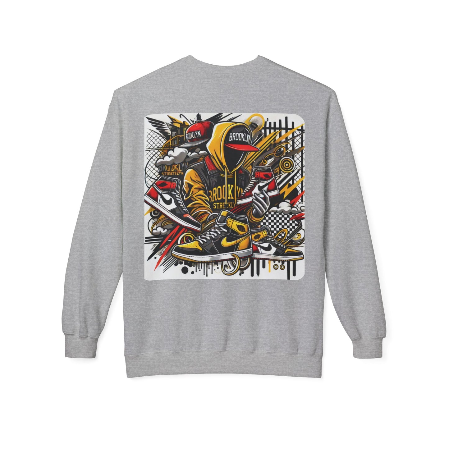 Ok Brooklyn's Unisex Midweight Softstyle Fleece Crewneck Sweatshirt