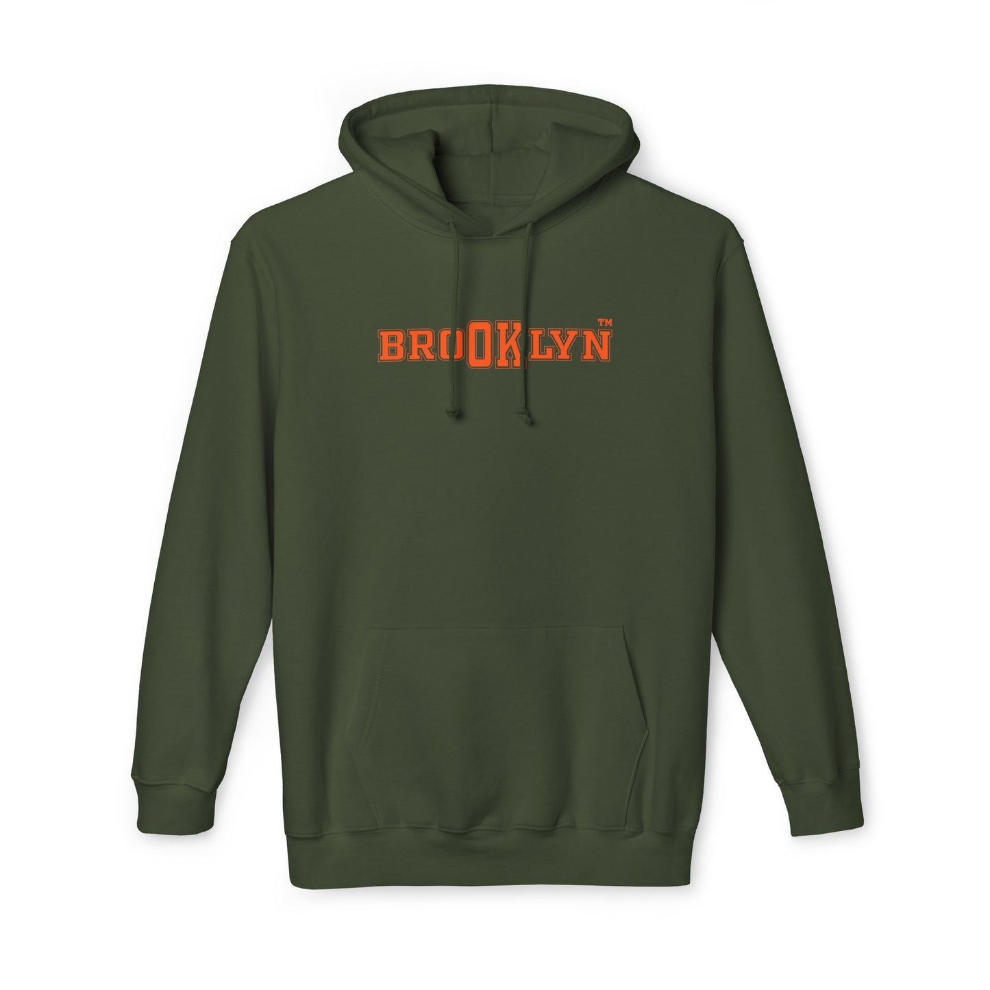 Ok Brooklyn's Unisex Hooded Sweatshirt, Made in US