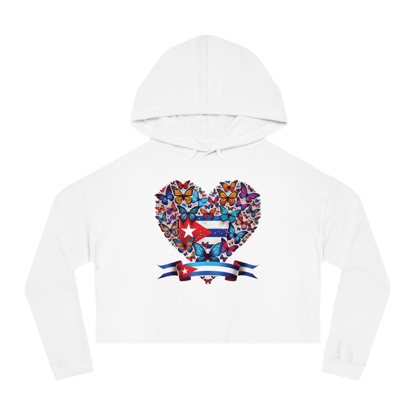 Women’s Cropped Butterfly's Heartland Hooded Sweatshirt