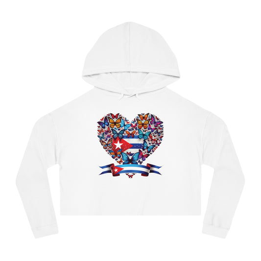 Women’s Cropped Butterfly's Heartland Hooded Sweatshirt