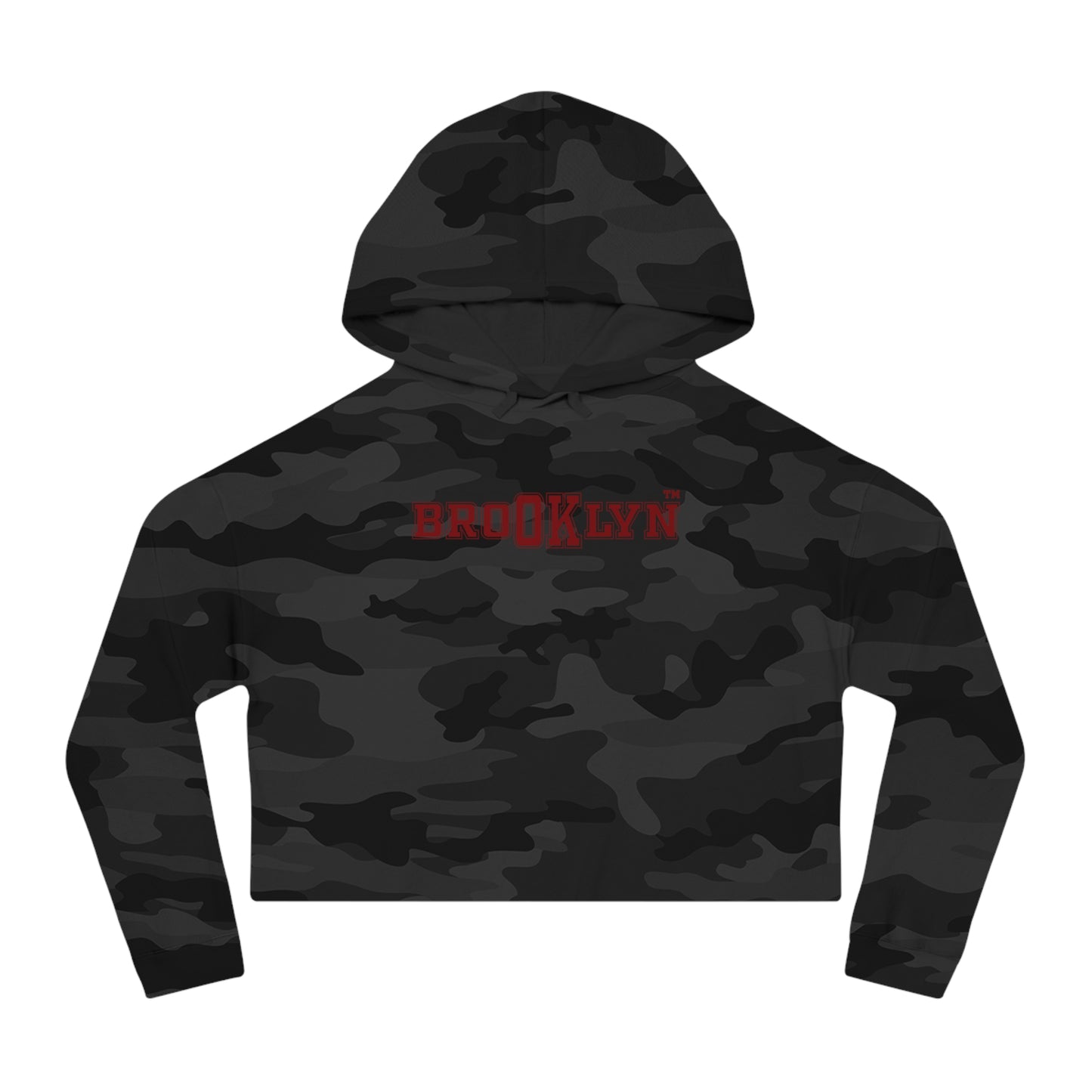 Ok Brooklyn's Women’s Cropped Hooded Sweatshirt