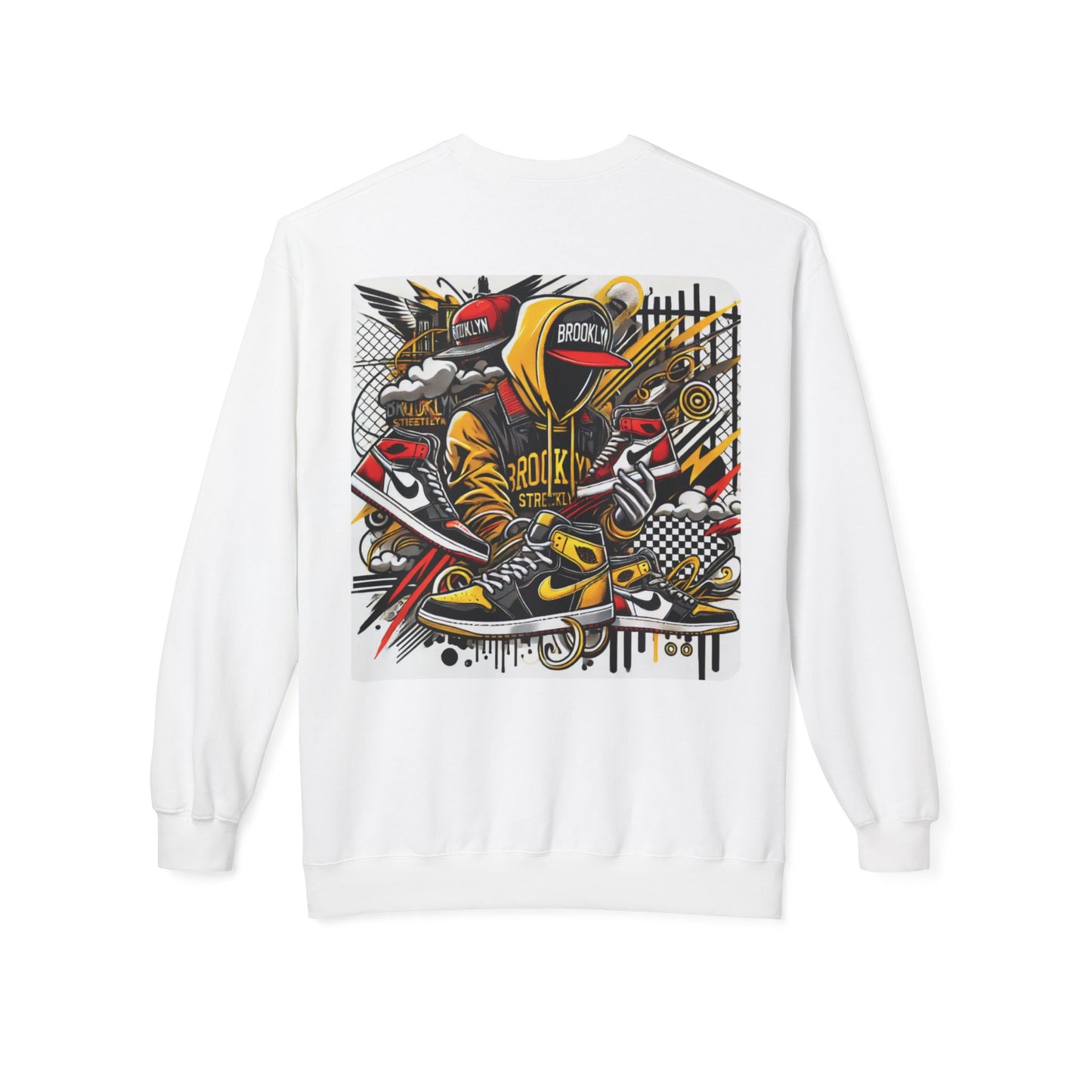 Ok Brooklyn's Unisex Midweight Softstyle Fleece Crewneck Sweatshirt