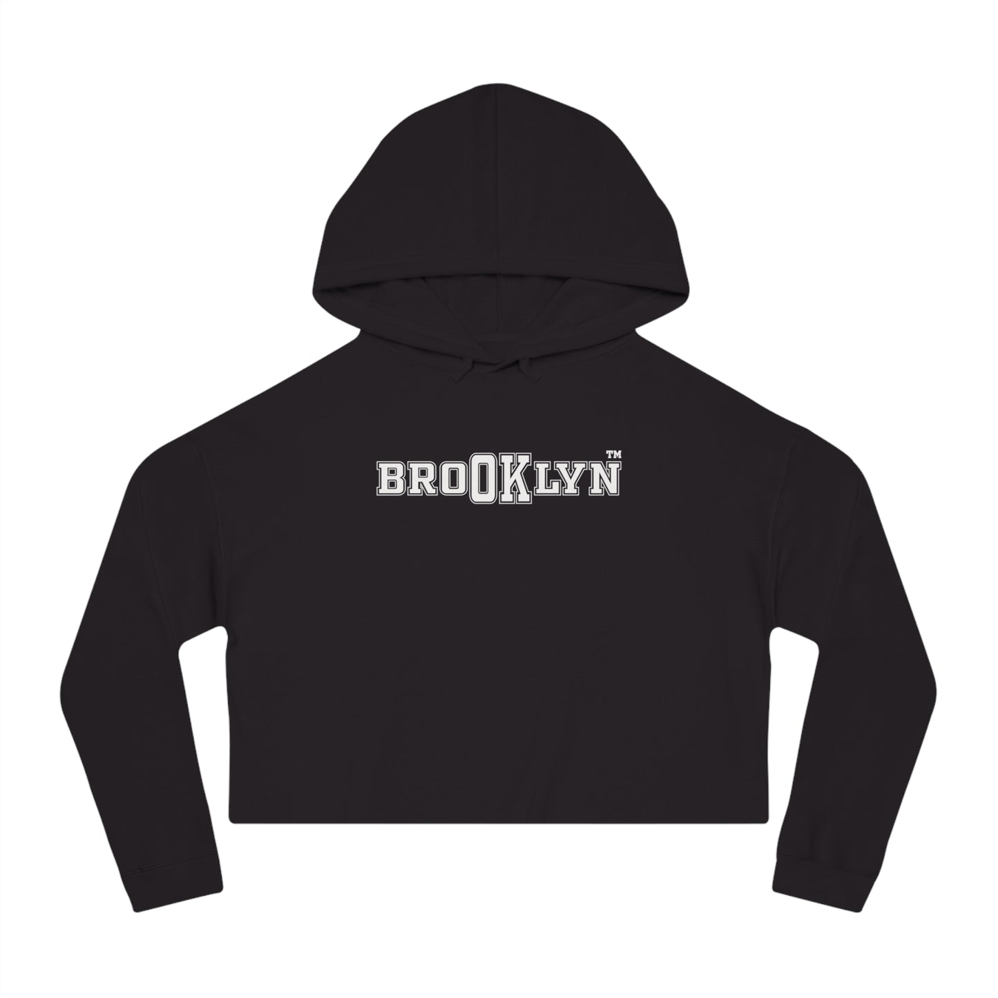 Ok Brooklyn's Women’s Cropped Hooded Sweatshirt