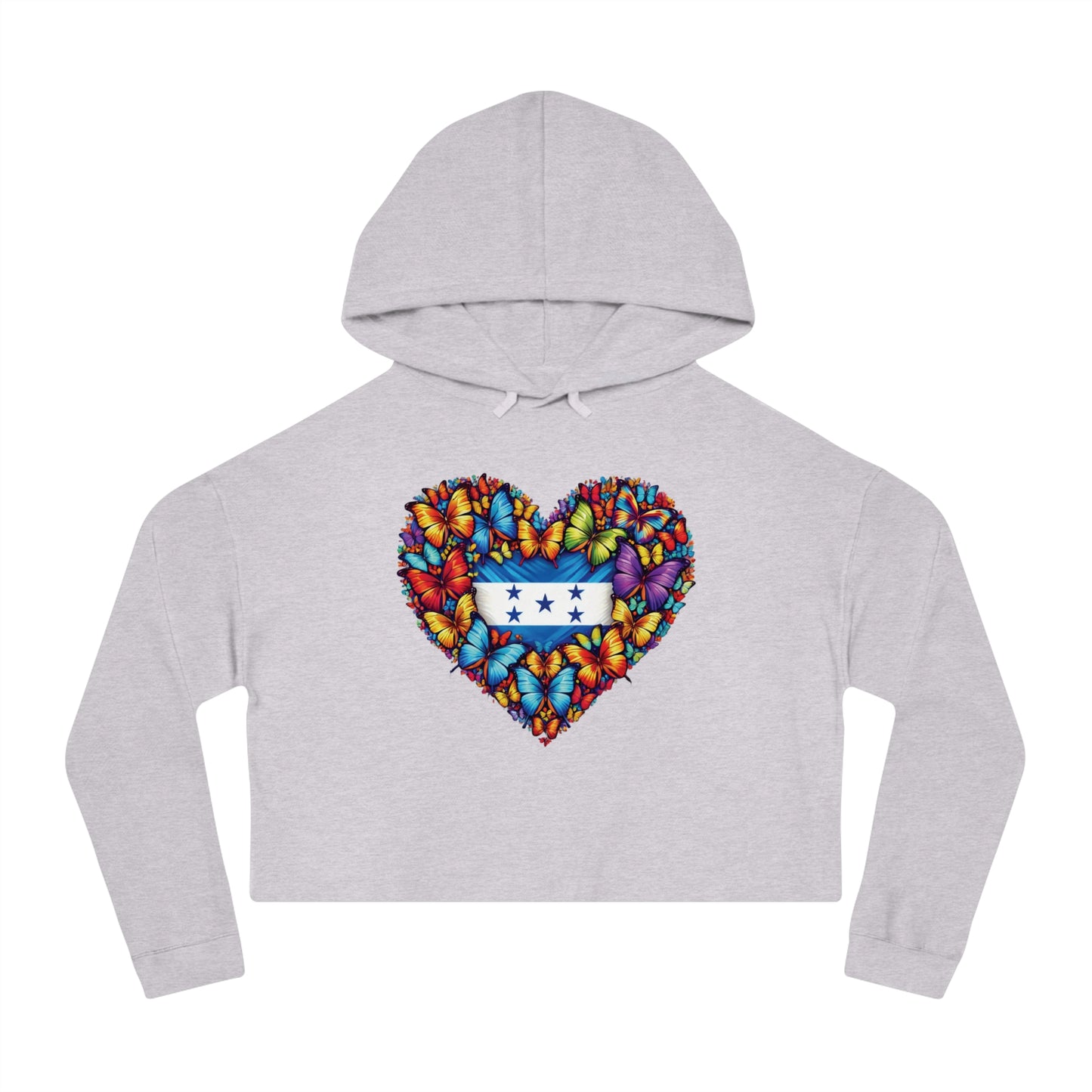Women’s Cropped Butterfly's Heartland Hooded Sweatshirt