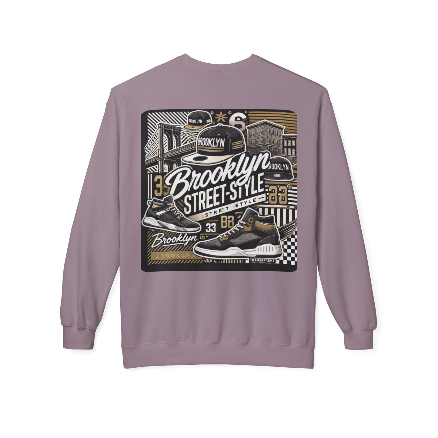 Ok Brooklyn's Unisex Midweight Softstyle Fleece Crewneck Sweatshirt