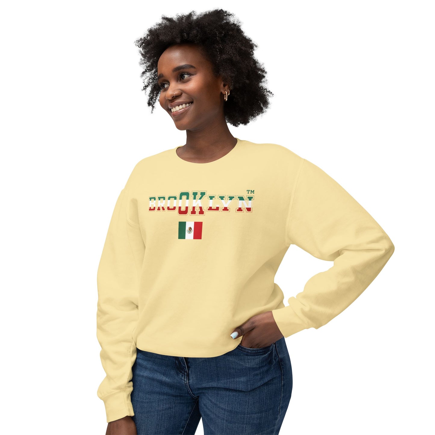 Mexico Unisex Lightweight Crewneck Sweatshirt