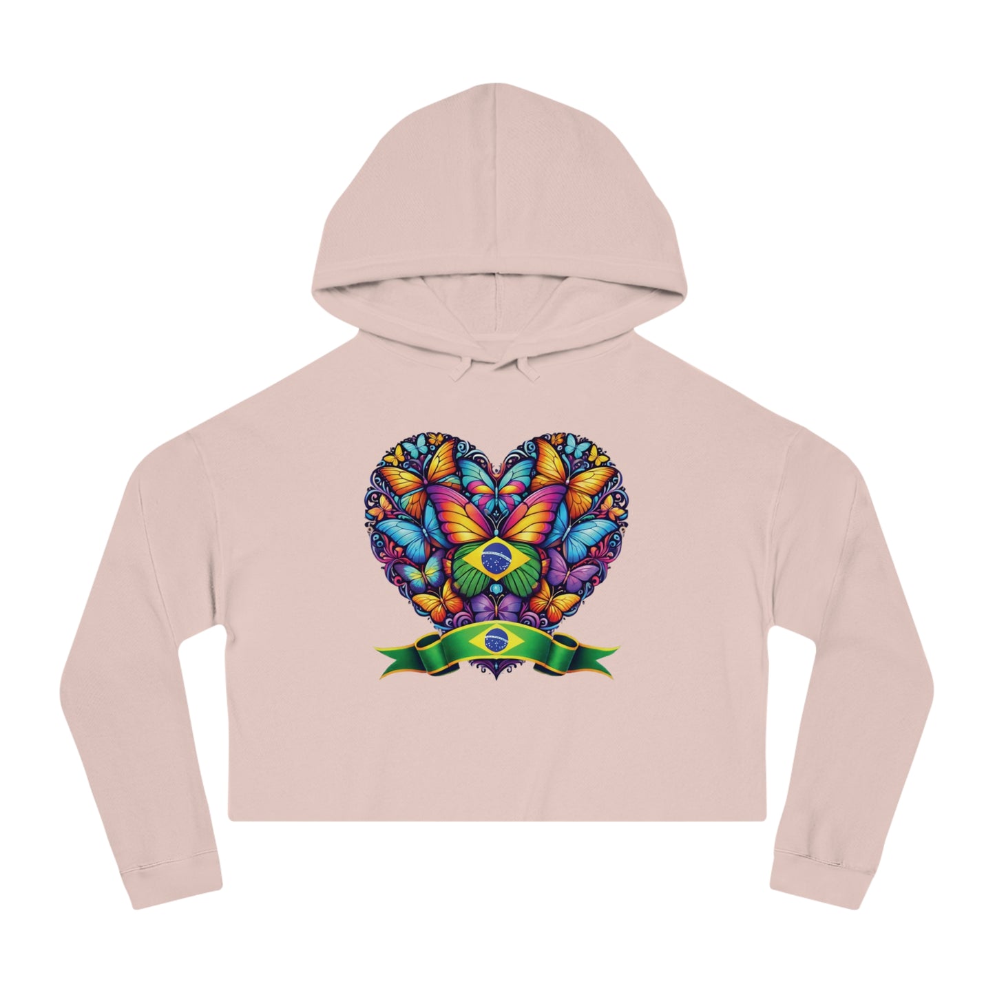 Women’s Cropped Butterfly's Heartland Hooded Sweatshirt