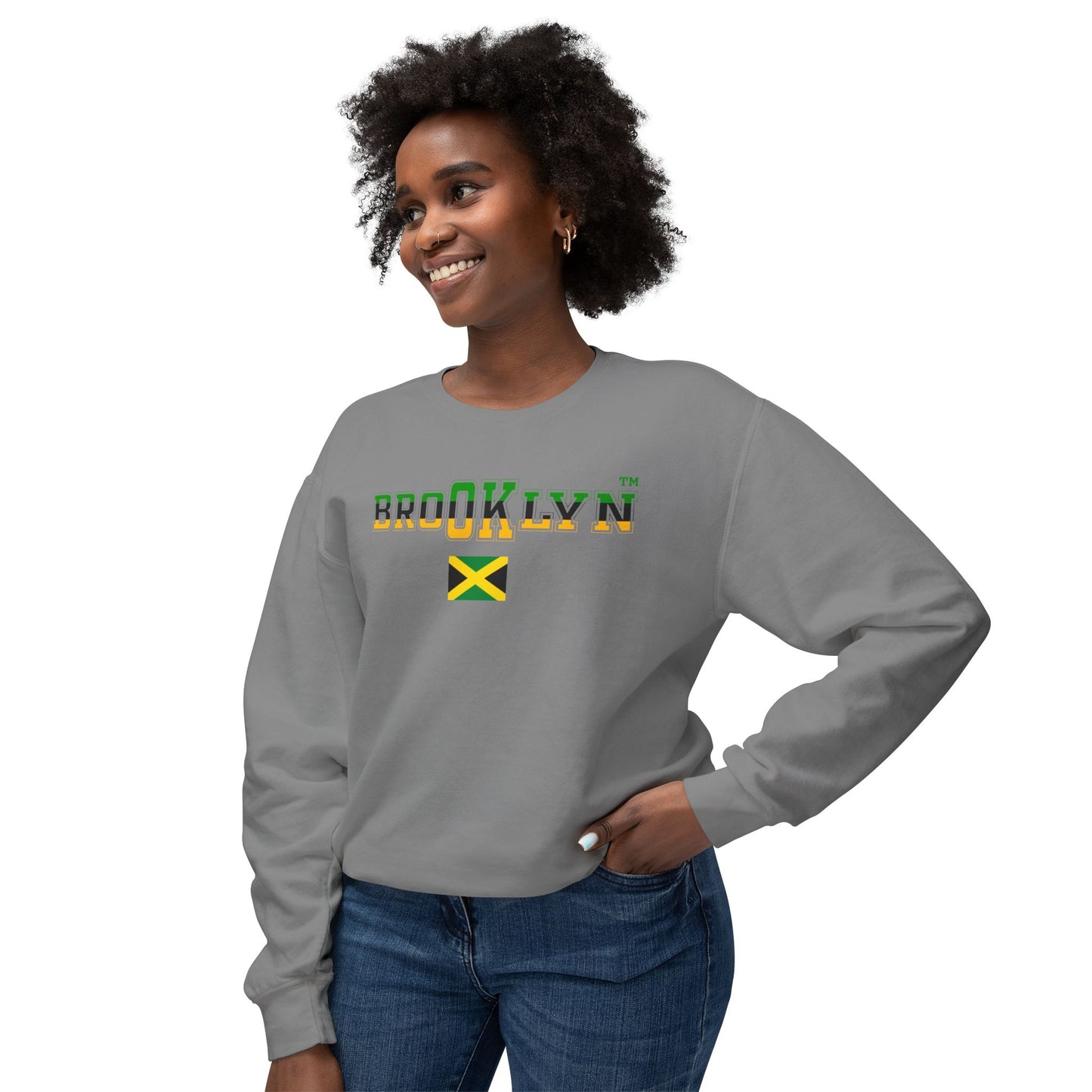 Jamaica Unisex Lightweight Crewneck Sweatshirt