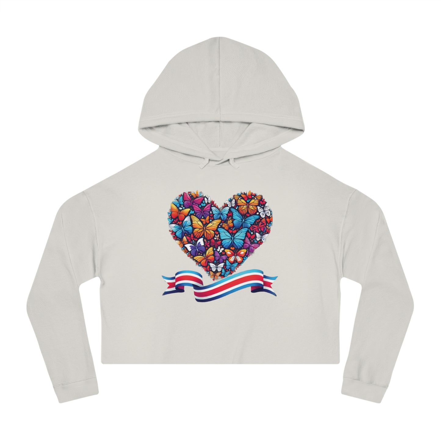 Women’s Cropped Butterfly's Heartland Hooded Sweatshirt