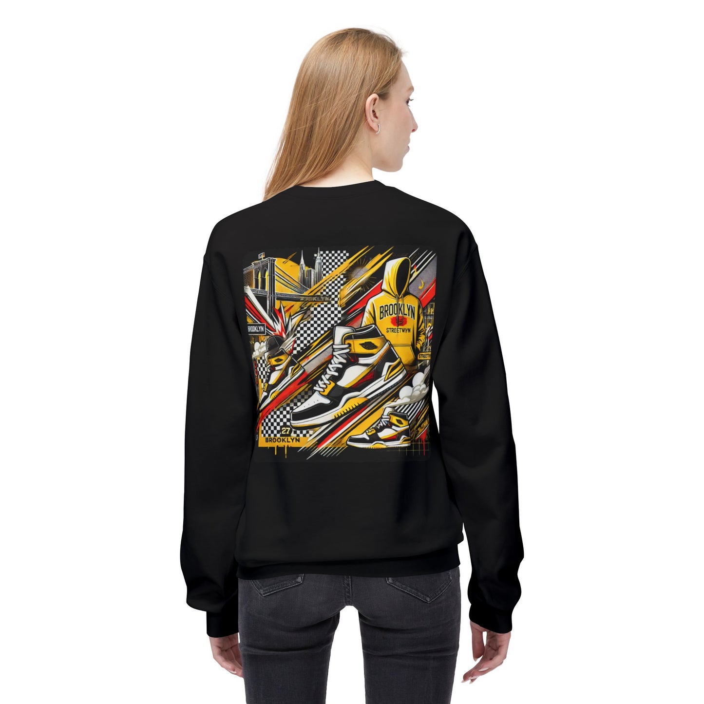 Ok Brooklyn Unisex Midweight Softstyle Fleece Crewneck Sweatshirt